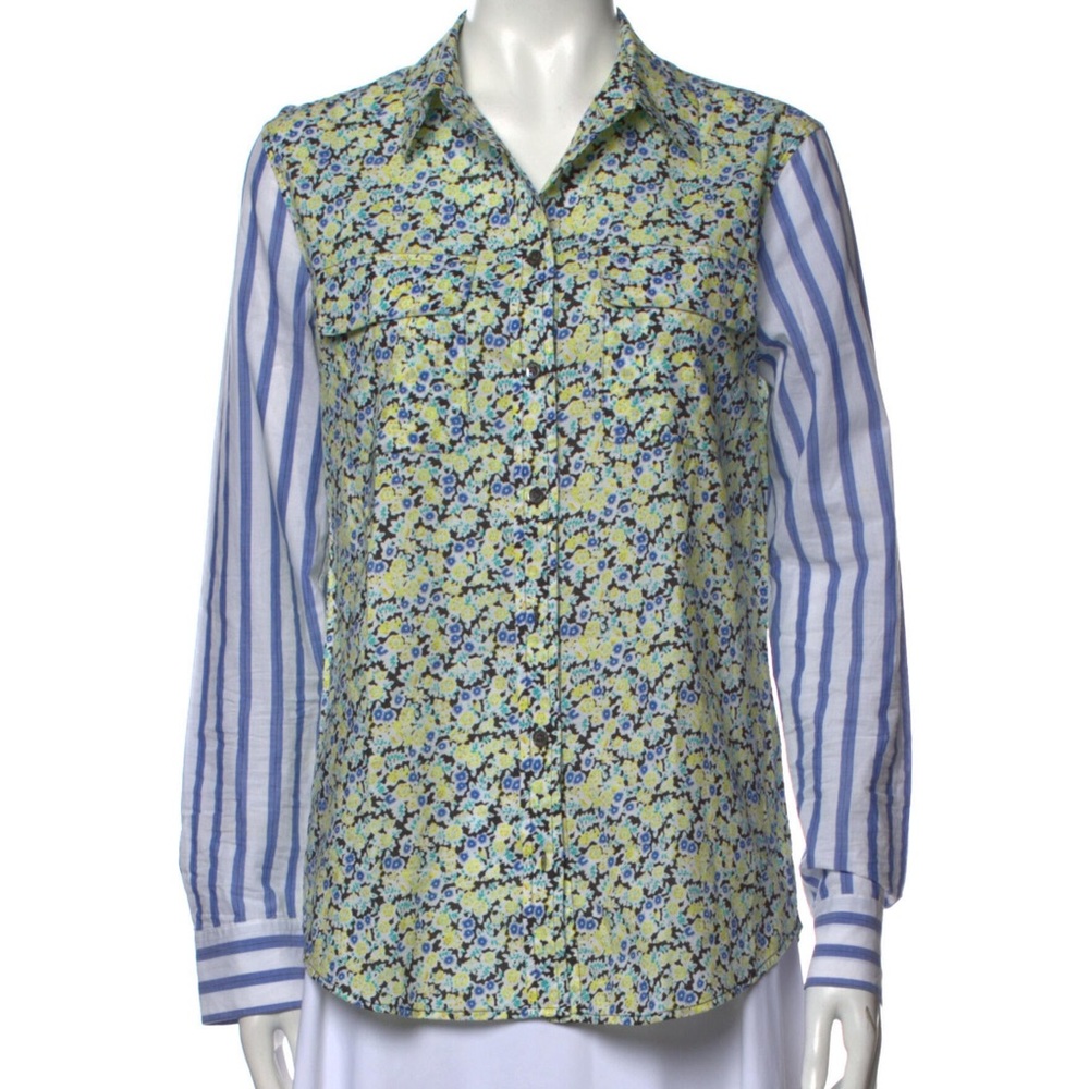 Equipment Two Print Button Down - Size Small - image 1
